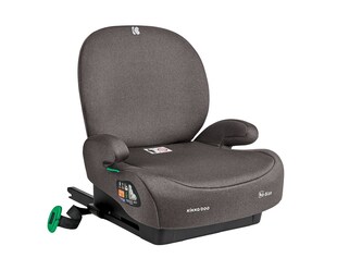 Kikkaboo Kindersitz, i-Size Sitzerhöhung i-Boost (125-150cm) ISOFIX Rückenlehne braun 