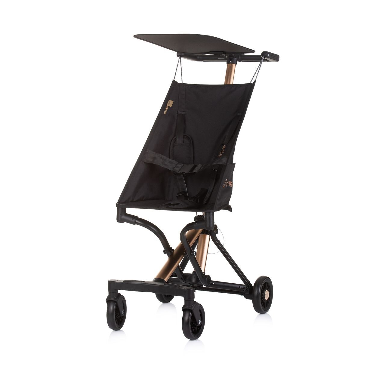 Kinderwagen, Buggy Unique Aluminiumrahmen faltbar 3-Punkt-Gurt Tasche schwarz