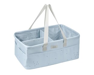 Kikkaboo Wickeltasche, Korb, Windelorganizer faltbar Griffe abnehmbare Trennwand blau 