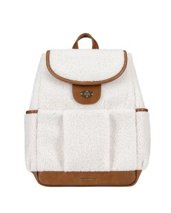 Kikkaboo Wickeltasche Morice Rucksack Magnetknöpfe, Drehverschluss, verstellbar weiß 