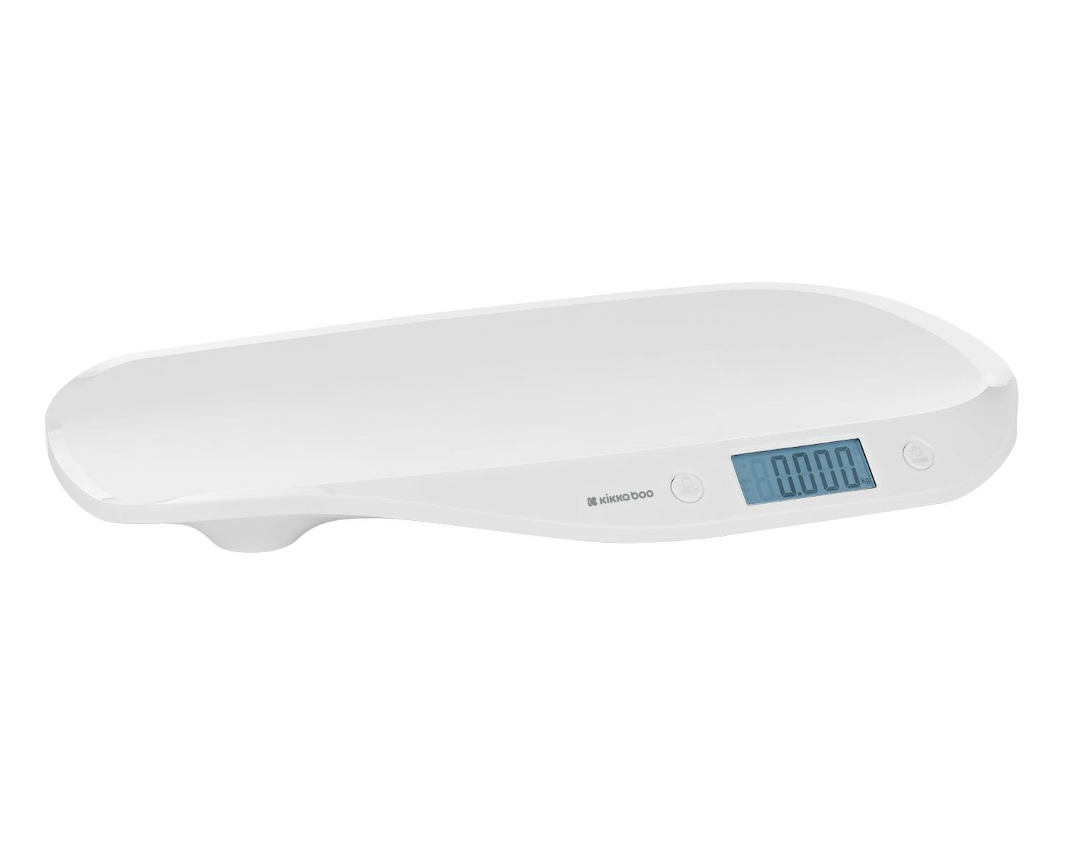 Kikka boo Babywaage Lyra LCD-Display Maßband Anti-Rutsch-Füße Tarafunktion  weiß
