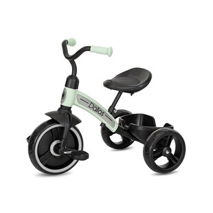 Lorelli Dreirad Dallas, ergonomischer Sitz, höhenverstellbar, EVA-Räder, Korb grün 