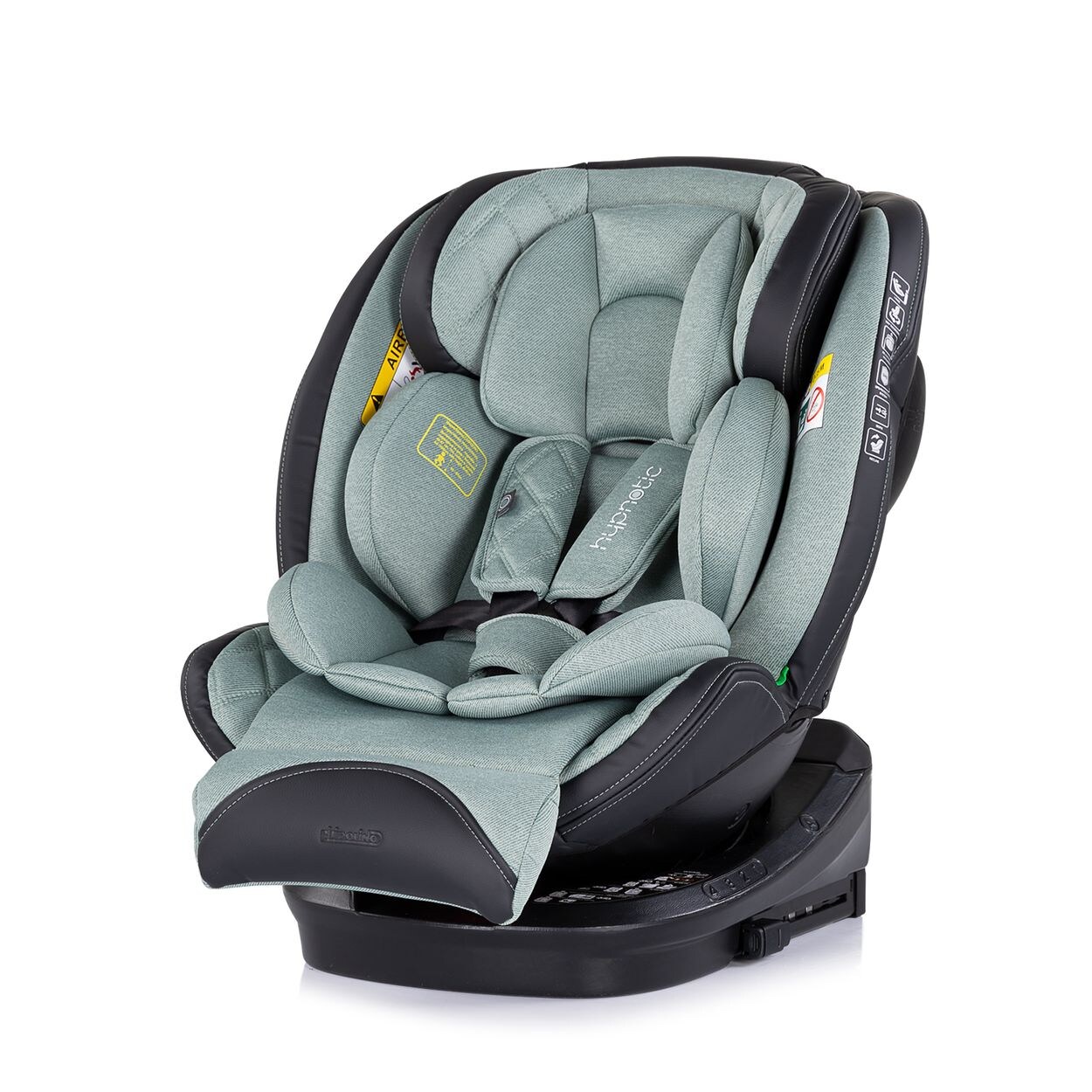 Kindersitz Hypnotic i-Size (40-150cm) Isofix, Top Tether, Kopfstütze grün
