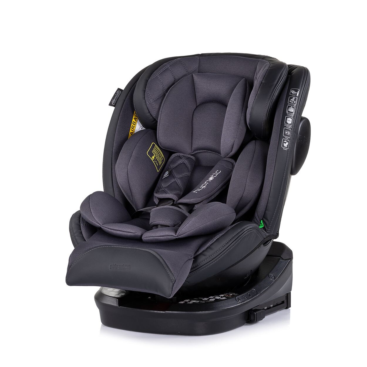 Kindersitz Hypnotic i-Size (40-150cm) Isofix, Top Tether, Kopfstütze dunkelgrau