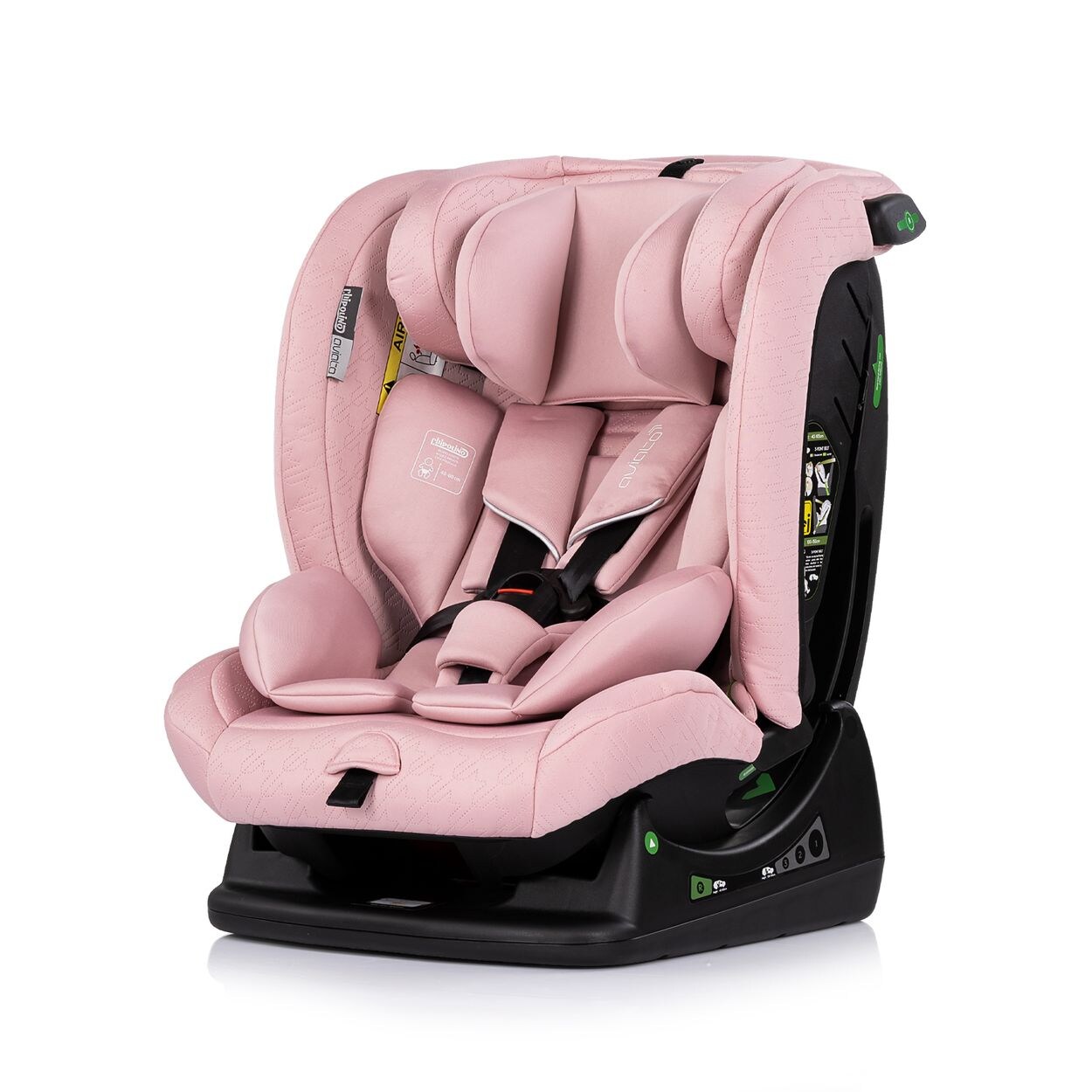Kindersitz i-Size Aviato (40 - 150 cm) Gruppe 0/1/2/3, verstellbar pink