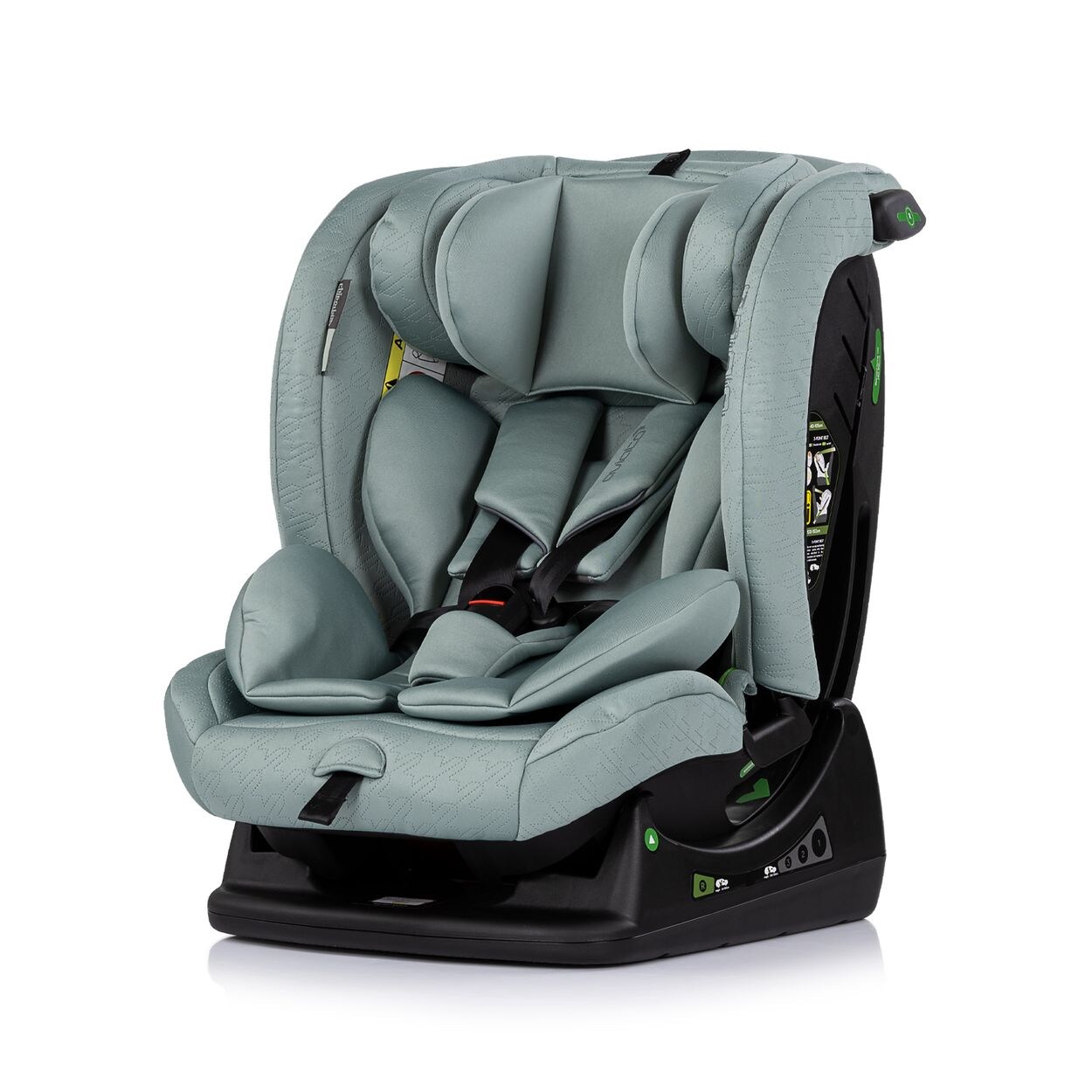 Kindersitz i-Size Aviato (40 - 150 cm) Gruppe 0/1/2/3, verstellbar tuerkis