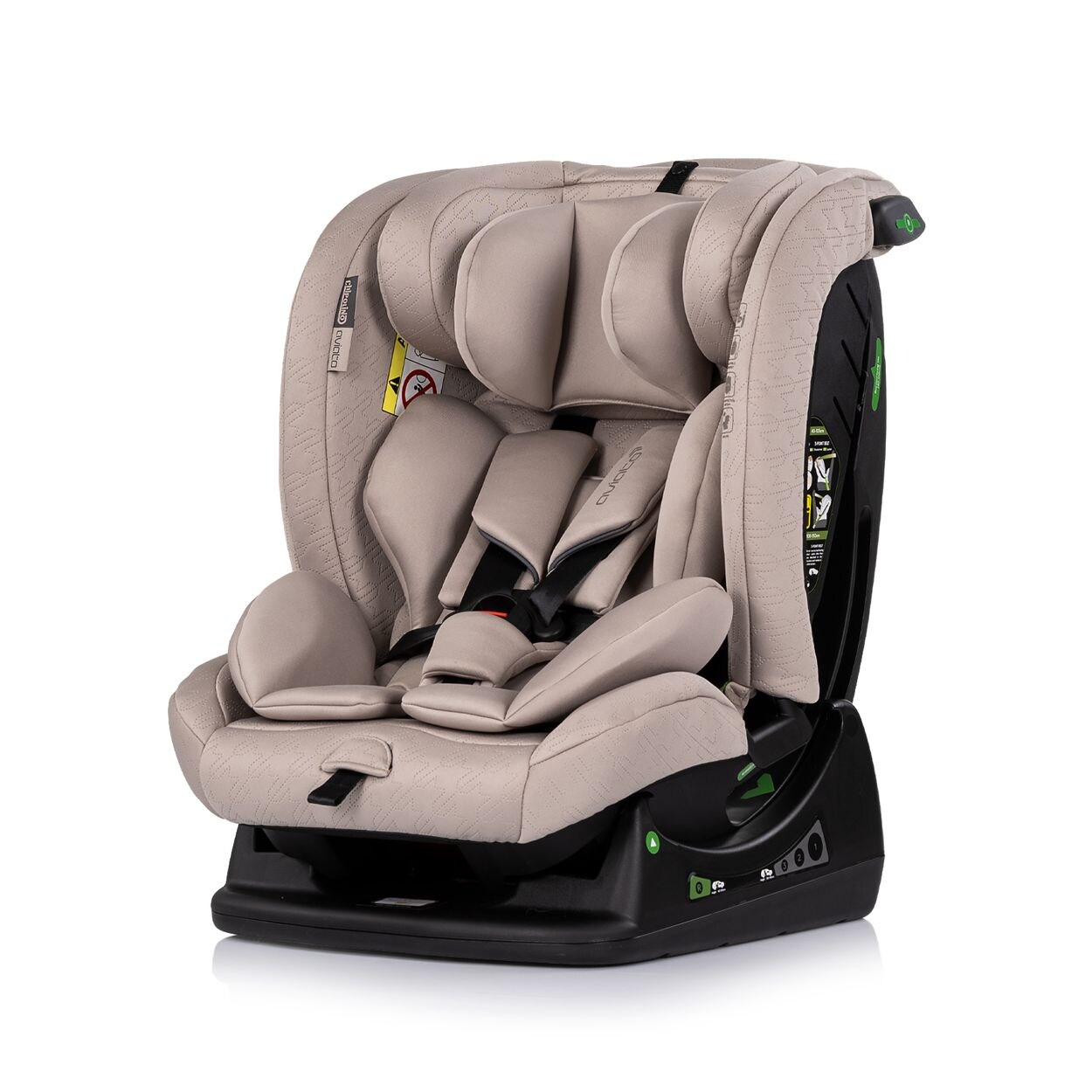 Kindersitz i-Size Aviato (40 - 150 cm) Gruppe 0/1/2/3, verstellbar hellbraun