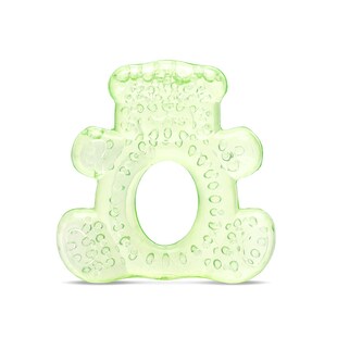 Lorelli Beißring Bär Kühlbeißring Zahnungshilfe massiert lindert wassergefüllt grün 