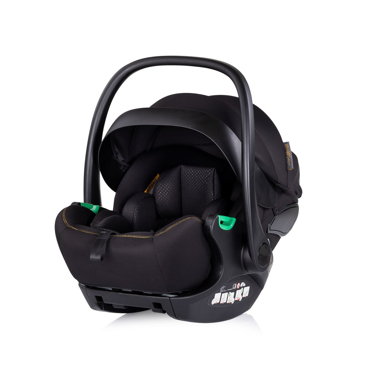 Set Babyschale Isofix-Station Winner i-Size (40-87cm) Gruppe 0+ schwarz
