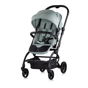 Chipolino Kinderwagen Revolut, Sitz 360 Grad drehbar, verstellbar, EVA-Reifen grün 