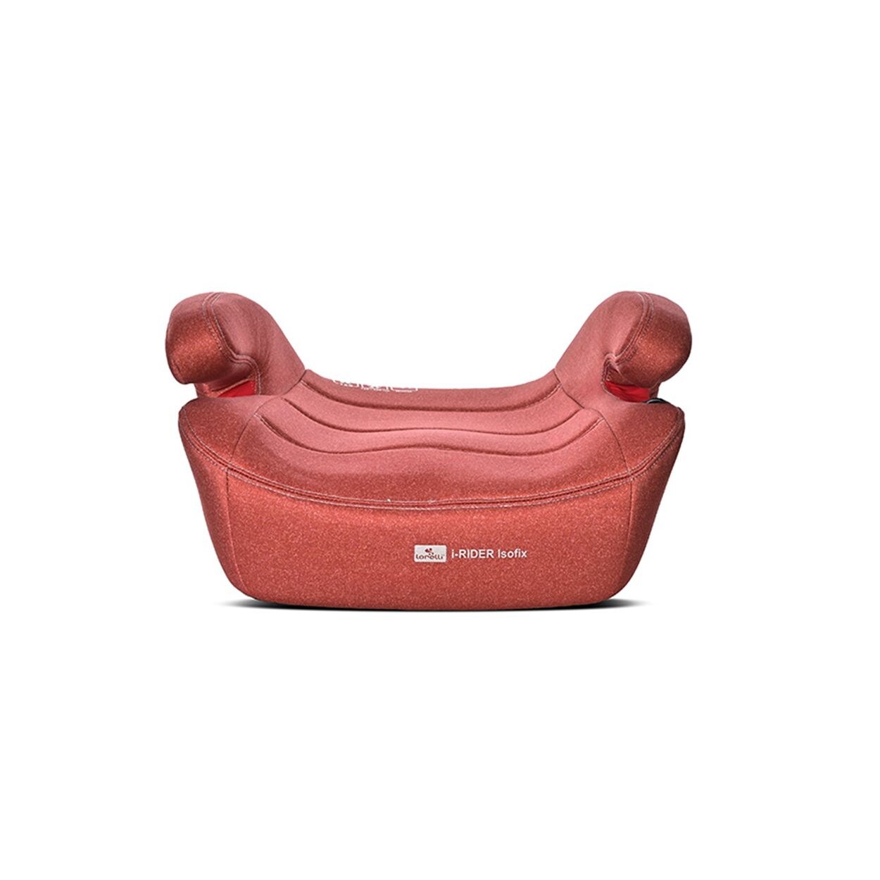 Kindersitz i-Rider i-Size (125-150cm) Isofix Armlehne abnehmbarer Bezug rot