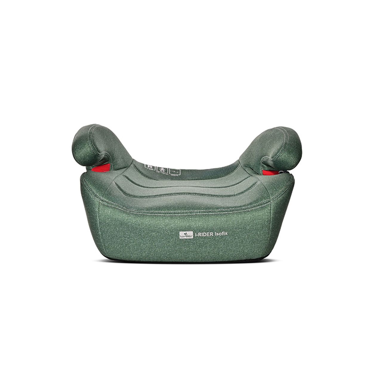 Lorelli Kindersitz i-Rider i-Size (125-150cm) Isofix Armlehne abnehmbarer Bezug gr&uuml;n 