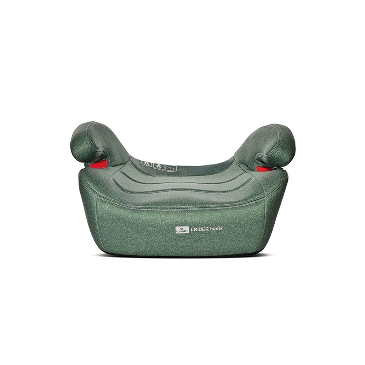 Kindersitz i-Rider i-Size (125-150cm) Isofix Armlehne abnehmbarer Bezug grün