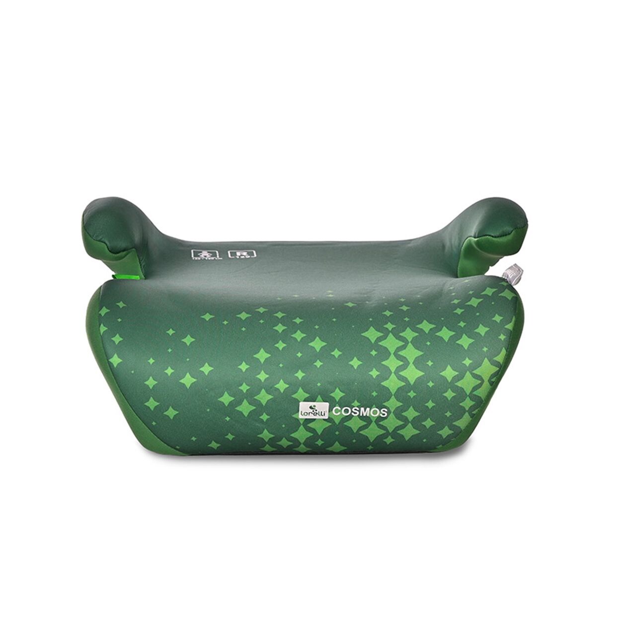 Kindersitz Cosmos i-Size (125-150cm) Isofix, Bezug abnehmbar, Armlehne grün