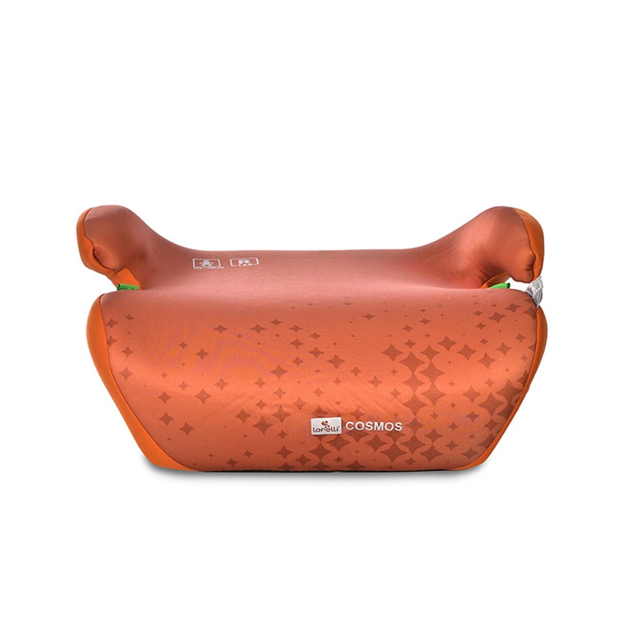 Kindersitz Cosmos i-Size (125-150cm) Isofix, Bezug abnehmbar, Armlehne orange