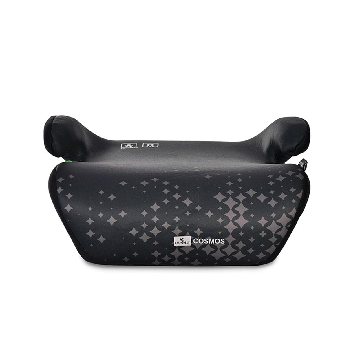 Kindersitz Cosmos i-Size (125-150cm) Isofix, Bezug abnehmbar, Armlehne schwarz