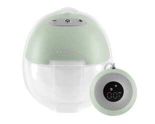 Kikka boo Milchpumpe Iris elektrisch, 180 ml Fassung, 9 Saugstufen, zwei Modis grün 