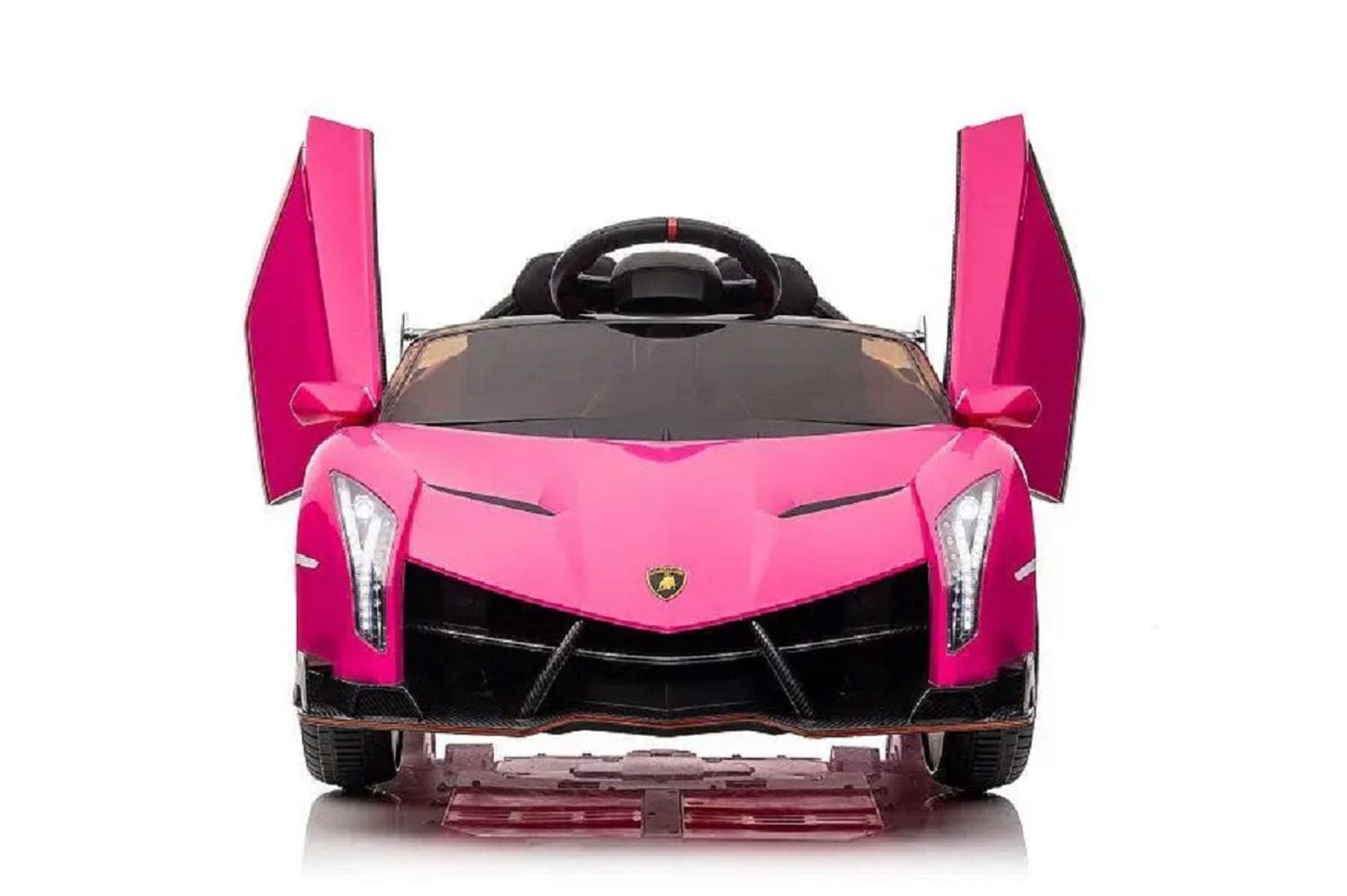 ES-Toys Kinder Elektroauto Lamborghini Veneno 615B EVA-Reifen Fernbedienung pink 