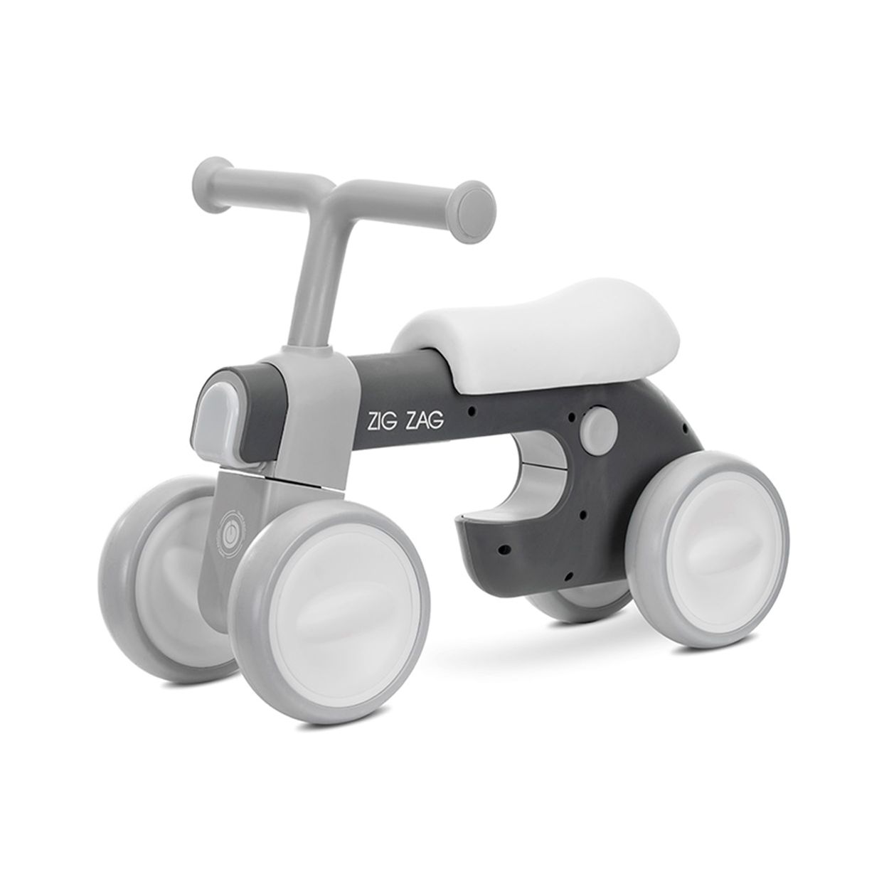 Lorelli Rutschfahrzeug ZIG ZAG Musik, Licht, EVA-Reifen, Sitz h&ouml;henverstellbar grau 