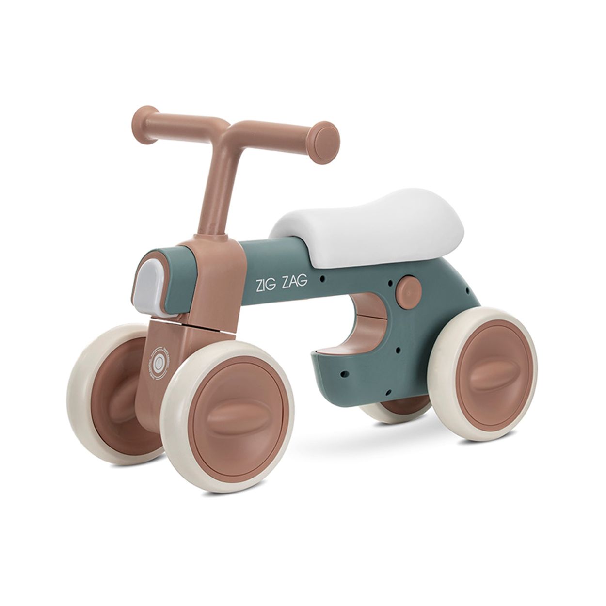 Lorelli Rutschfahrzeug ZIG ZAG Musik, Licht, EVA-Reifen, Sitz h&ouml;henverstellbar braun 