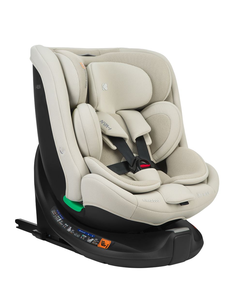 Kikka boo Kindersitz i-Van i-Size (40-150cm) Isofix Gruppe 0+/1/2/3 Kopfst&uuml;tze beige 
