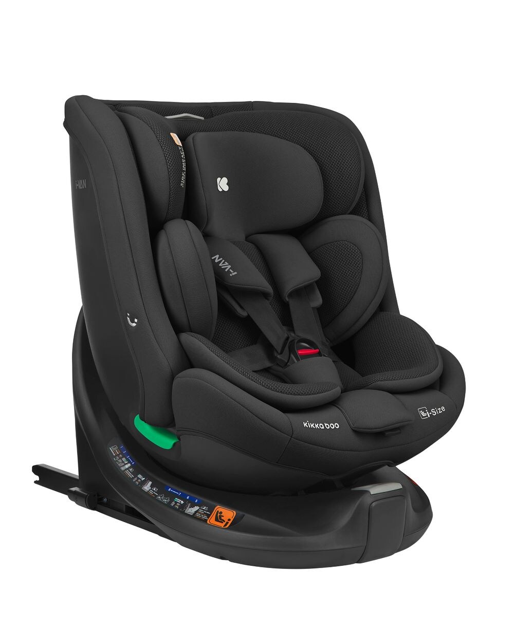 Kikka boo Kindersitz i-Van i-Size (40-150cm) Isofix Gruppe 0+/1/2/3 Kopfstütze schwarz