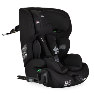 Cangaroo Kindersitz Trip i-Size (76-150cm) Isofix verstellbare Kopfstütze Gurt schwarz 