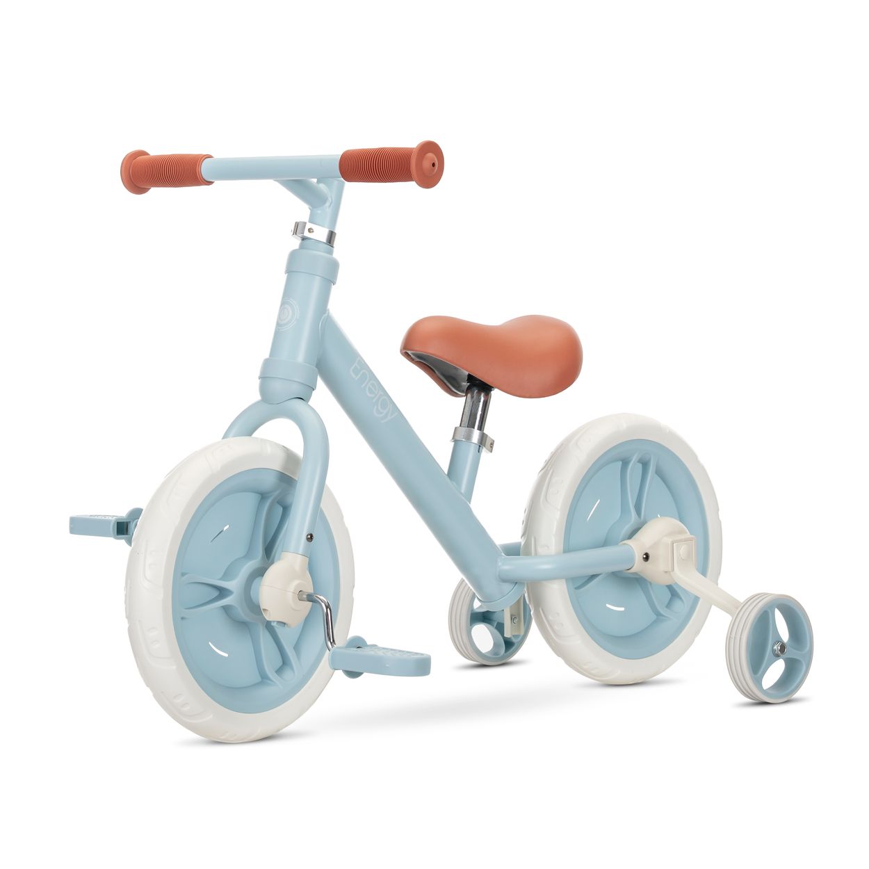 Lorelli Laufrad, Dreirad Energy 2 in 1 Sitz h&ouml;henverstellbar 11 Zoll EVA-R&auml;der blau wei&szlig; 