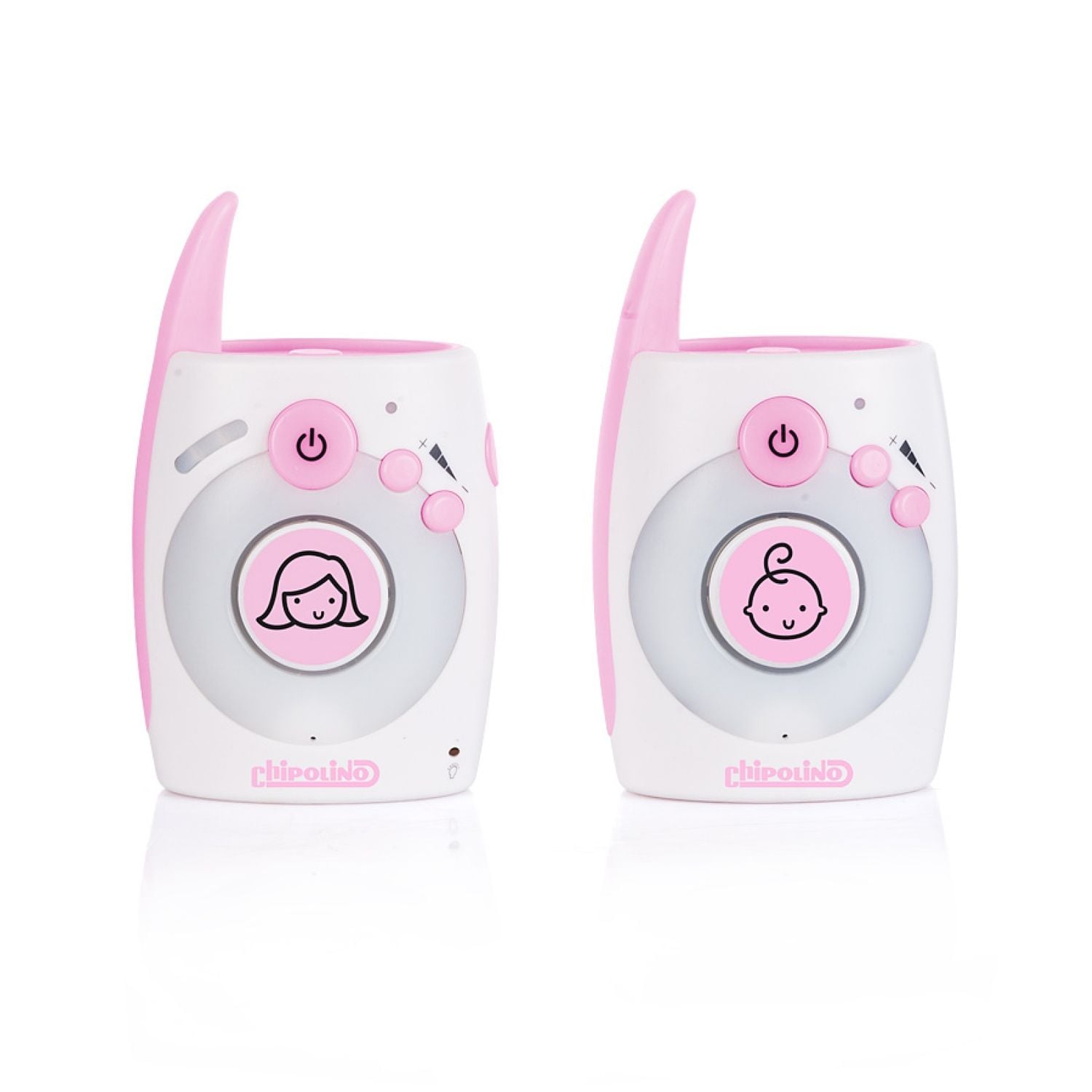 Chipolino Babyphone Astro, 300 m Reichweite, Zweiwege-Kommunikation, USB Adapter rosa 