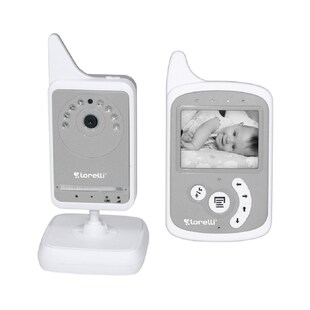 Baby Care Digital Video Phone mit Kamera, Farbdisplay, Temperaturanzeige grau 