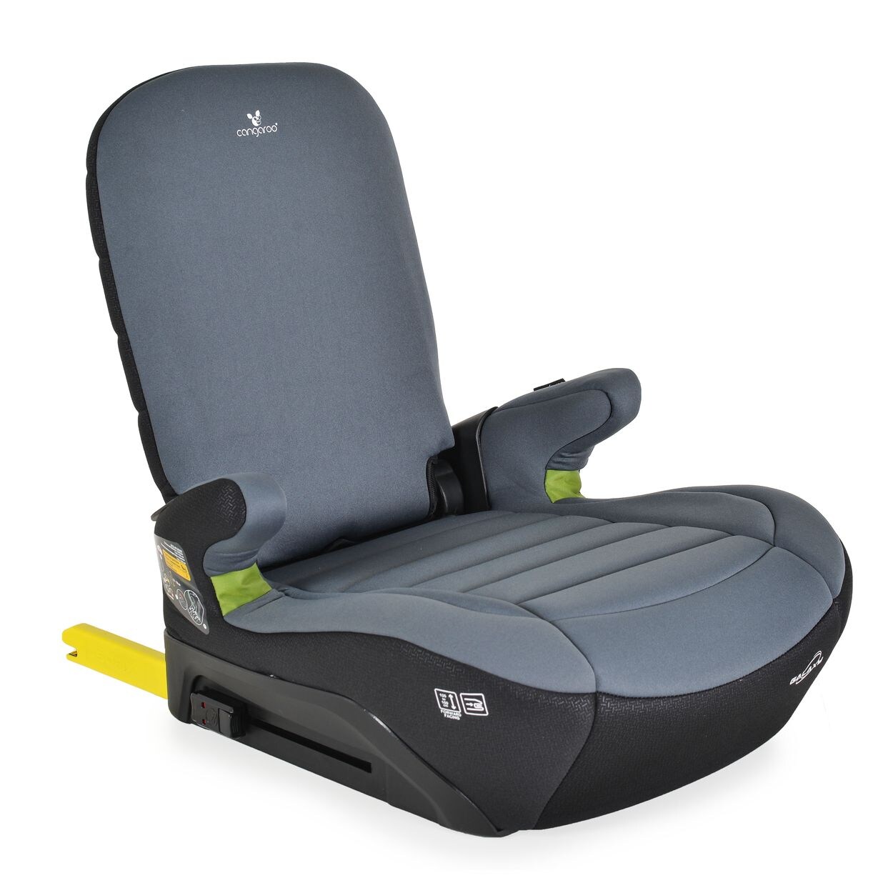 Kindersitz Galaxy i-Size (125-150cm) Gruppe 3, Isofix, Rückenlehne dunkelgrau