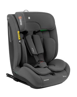 Kikka boo Kindersitz i-Flit i-Size (76-150cm) Isofix Kopfstütze verstellbar SPS dunkelgrau 