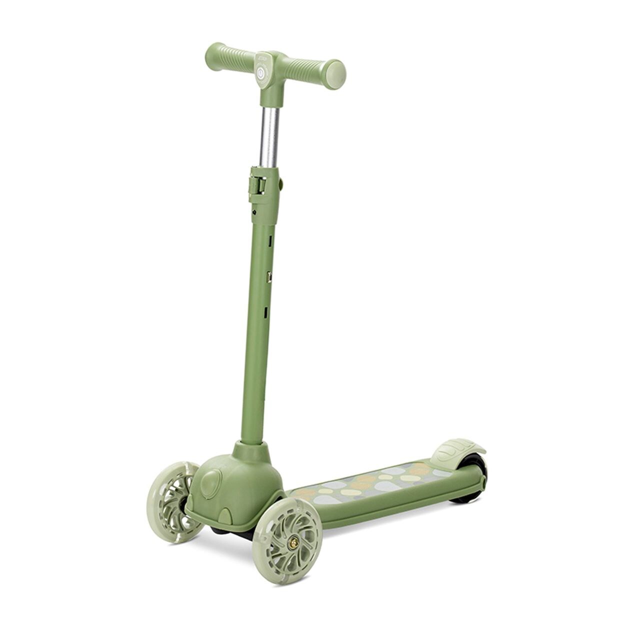 Kinderroller Jetster PU-Rollen, ABEC-9 Lenker abnehmbar höhenverstellbar grün
