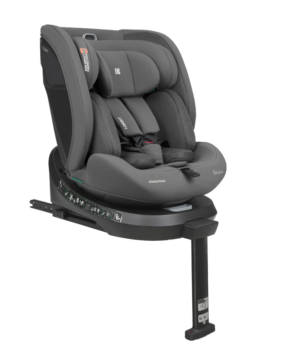Kikka boo Kindersitz i-Orbit i-Size (40-150cm) Gruppe 0+/1/2/3 Isofix St&uuml;tzbein gr&uuml;n 