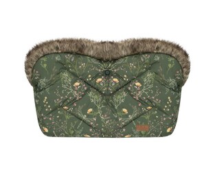 Kikka boo Kinderwagen Handwärmer Luxury, Druckknöpfe, Steppdesign, Handmuff grün 