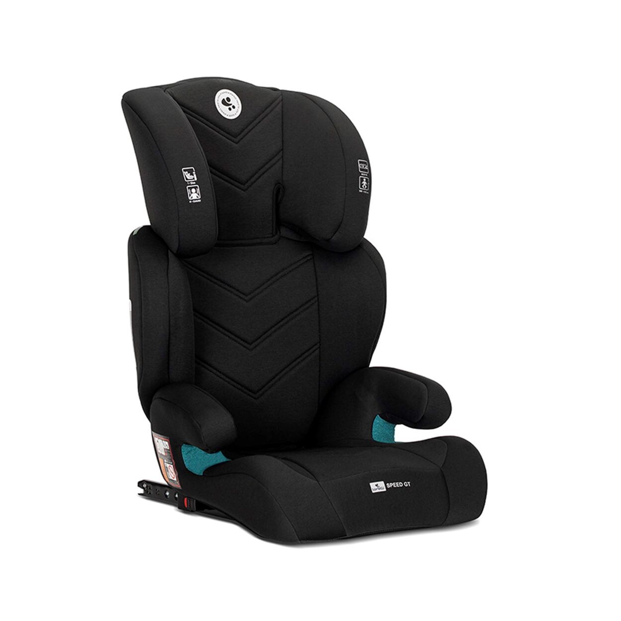 Kindersitz Speed GT i-Size (100-150cm) Gruppe 2/3 Isofix Kopfstütze schwarz