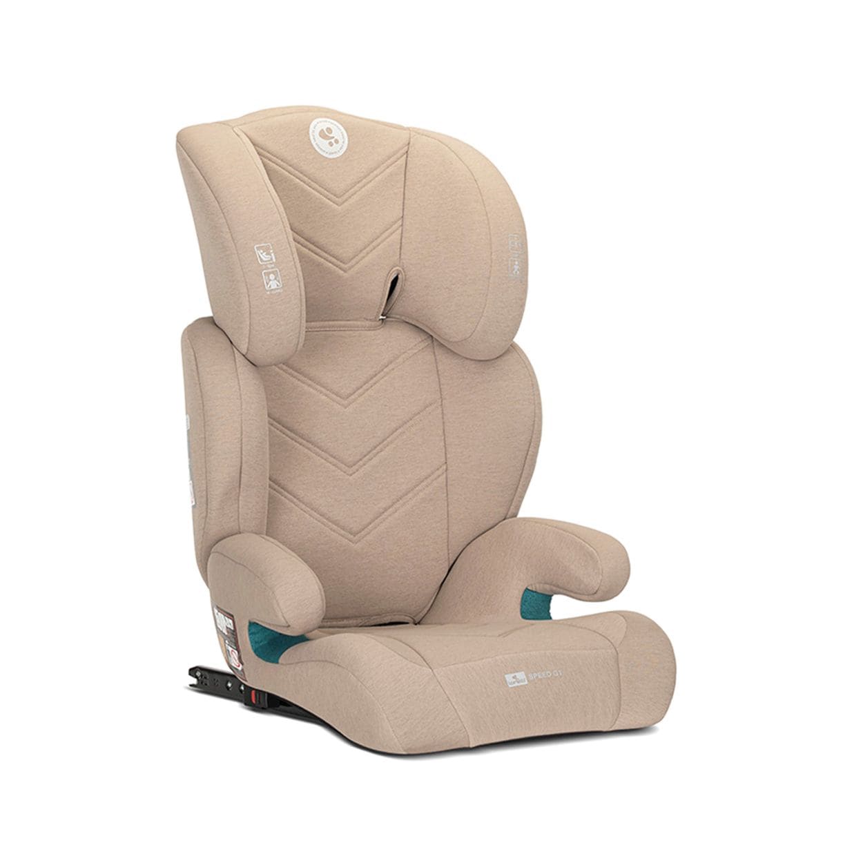 Lorelli Kindersitz Speed GT i-Size (100-150cm) Gruppe 2/3 Isofix Kopfst&uuml;tze beige 