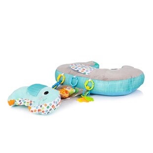 Chipolino Babykissen 5 in 1 Stillkissen, Spielkissen, Greiflinge, Stützkissen blau 