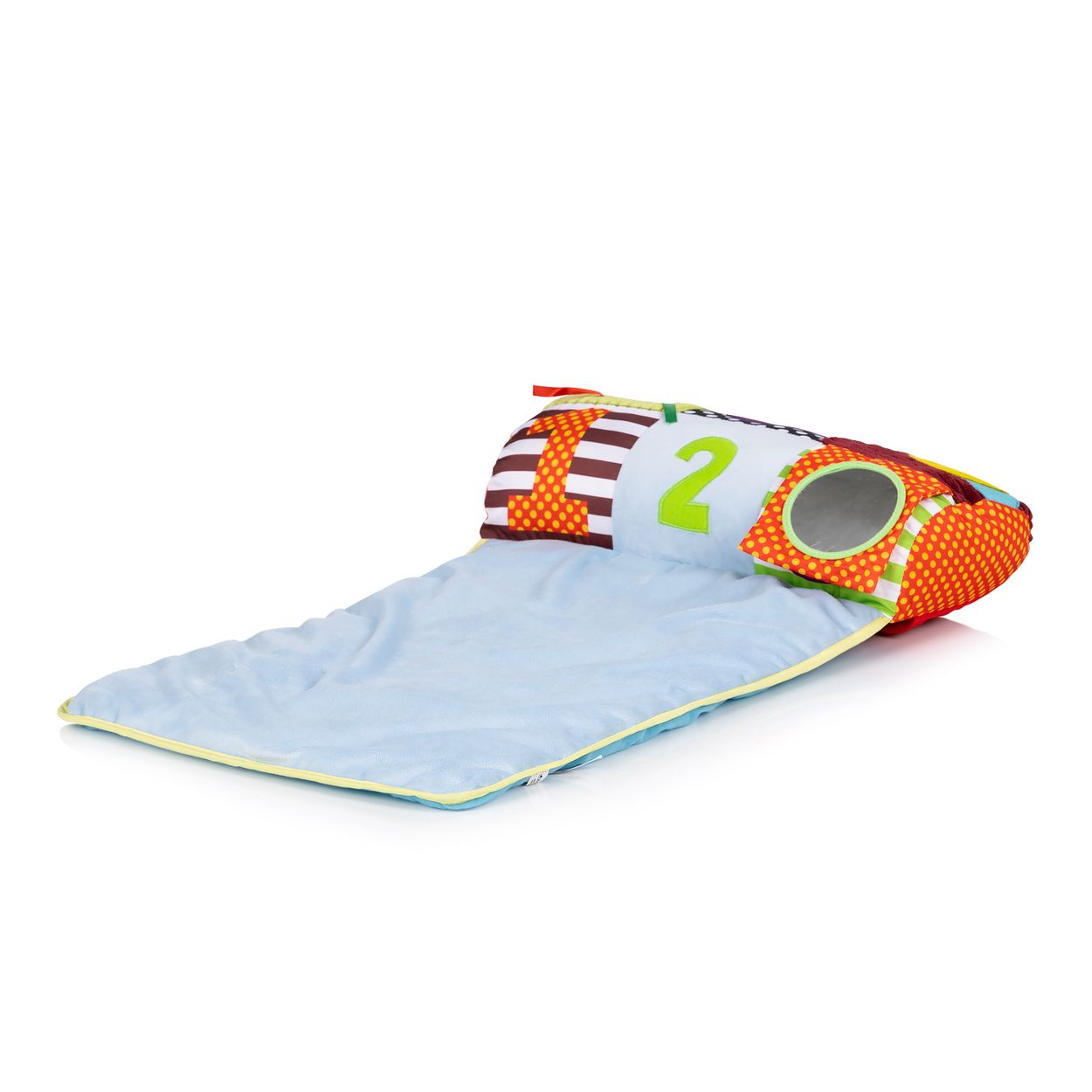Chipolino Babykissen Spielmatte Spielkissen Spiegel Greifling Motorikspielzeug bunt 