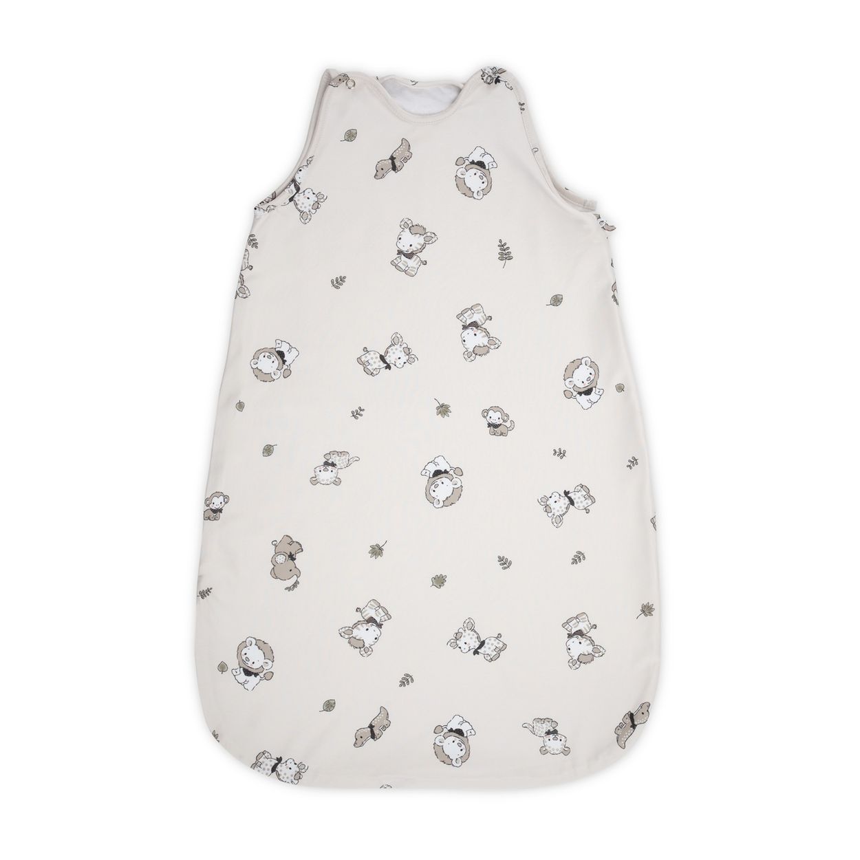 Lorelli Baby Winterschlafsack 85 cm 100% Baumwolle, 2,5 TOG, Ma&szlig;e 80 x 45 x 3 cm beige grau 