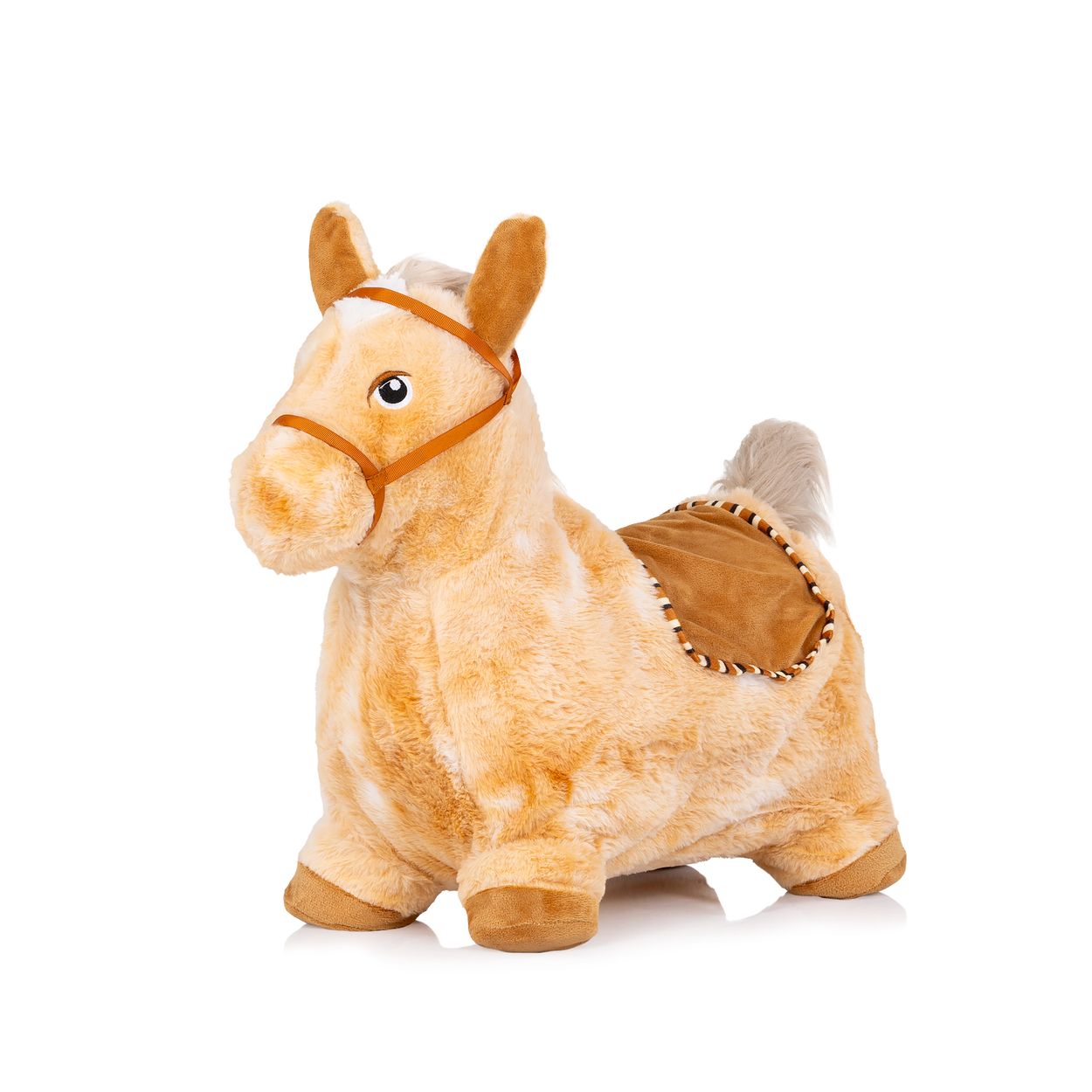 Chipolino H&uuml;pfspielzeug H&uuml;pftiere Musik lustige Effekte aufblasbar Pl&uuml;schbezug braun 