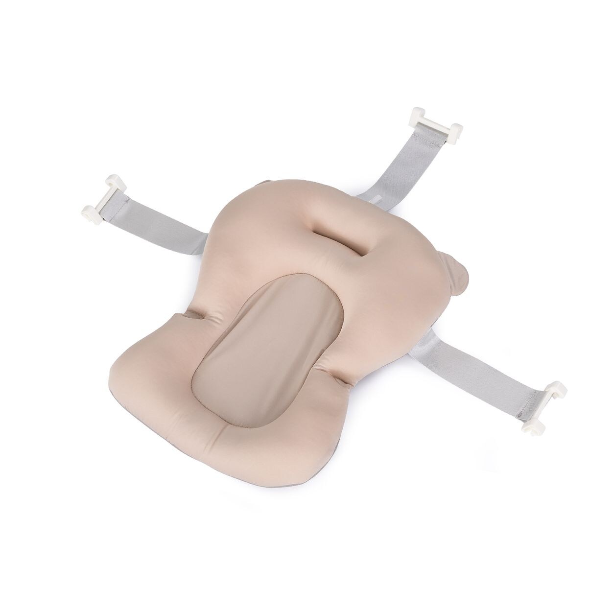 Babybadewannen Netz und Kissen Multi, Kunststoffbügel, ab Geburt beige