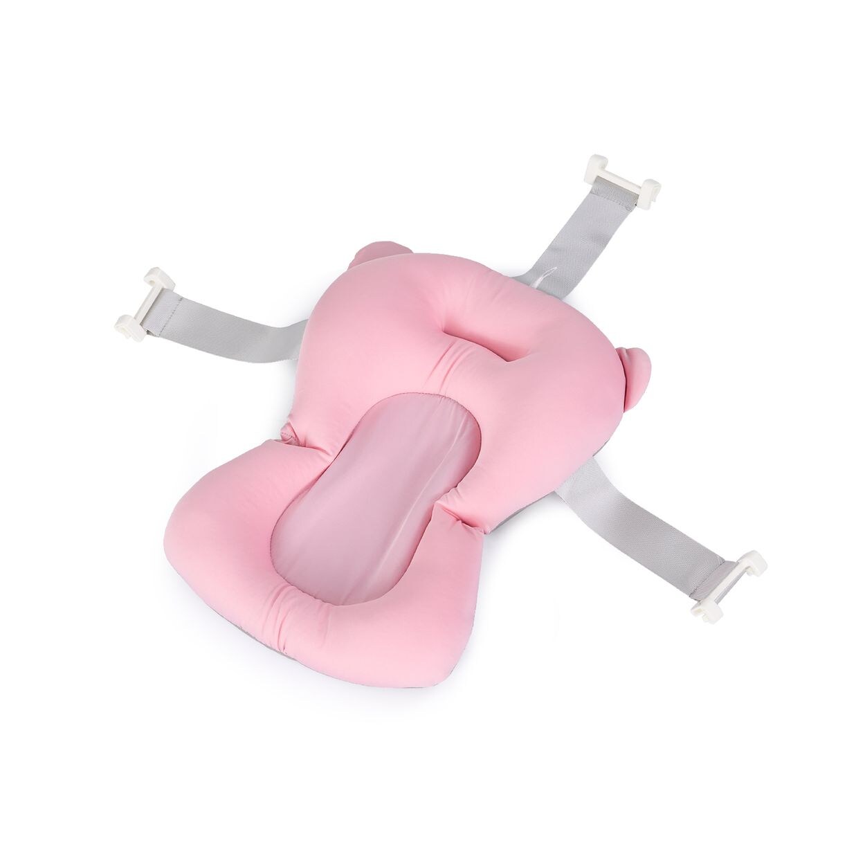 Babybadewannen Netz und Kissen Multi, Kunststoffbügel, ab Geburt pink