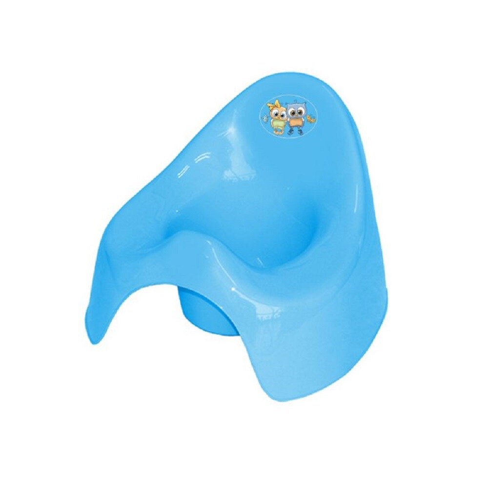 Lorelli T&ouml;pfchen aus unbedenklichem Kunststoff, Spritzschutz, leicht zu reinigen blau 