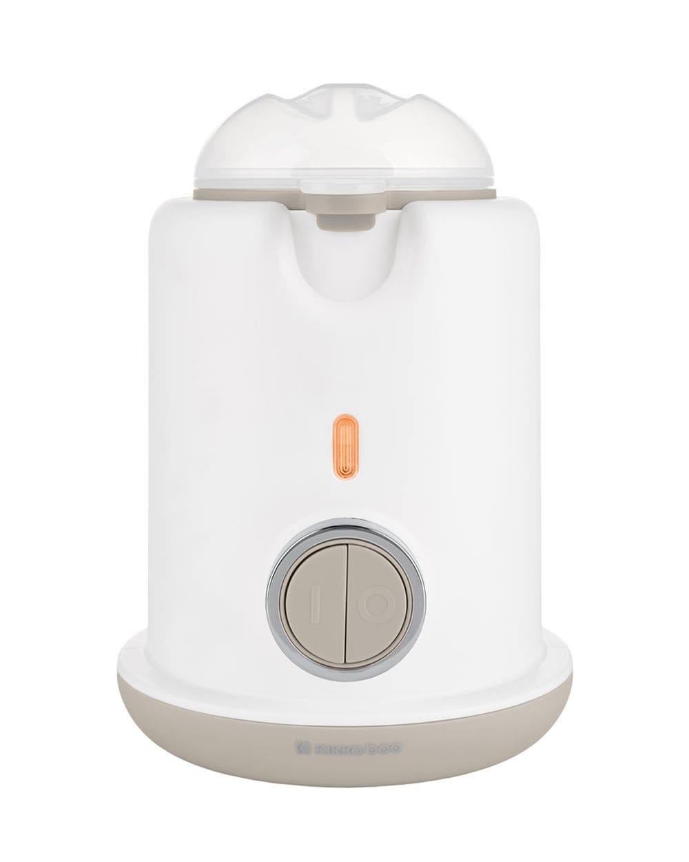 Kikkaboo Sterilisator Warmy 3 in 1 Flaschenw&auml;rmer Entsafter Messbecher Deckel beige 