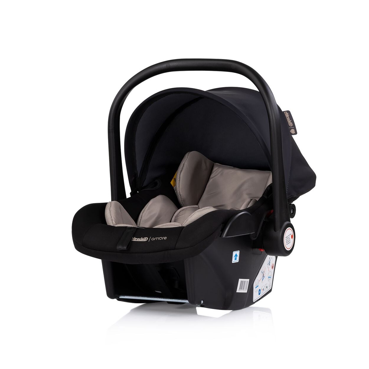 Set Babyschale Isofix-Basis-Station Amore i-Size Gruppe 0+ (0 - ) black