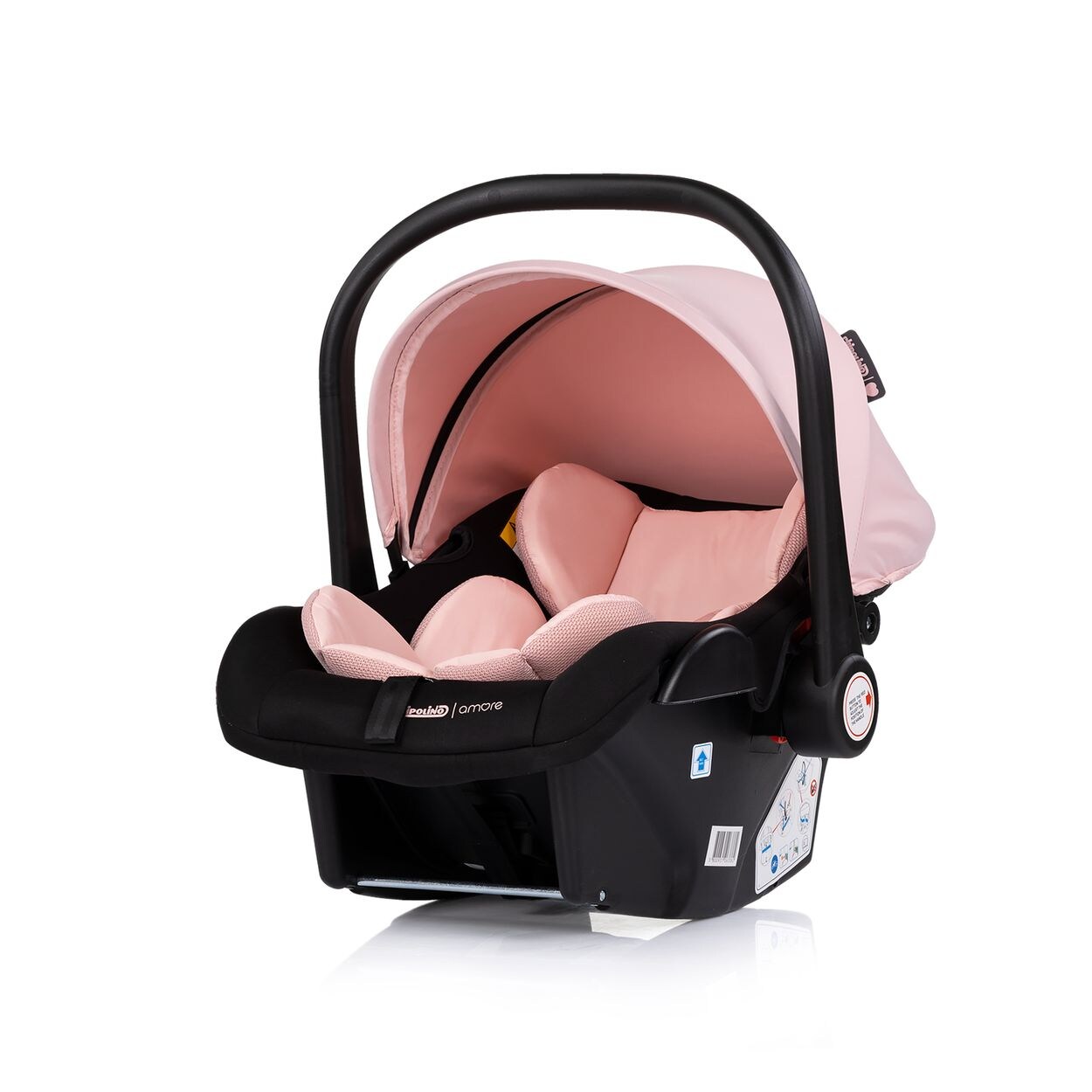 Set Babyschale Isofix-Basis-Station Amore i-Size Gruppe 0+ (0 - ) rosa pink