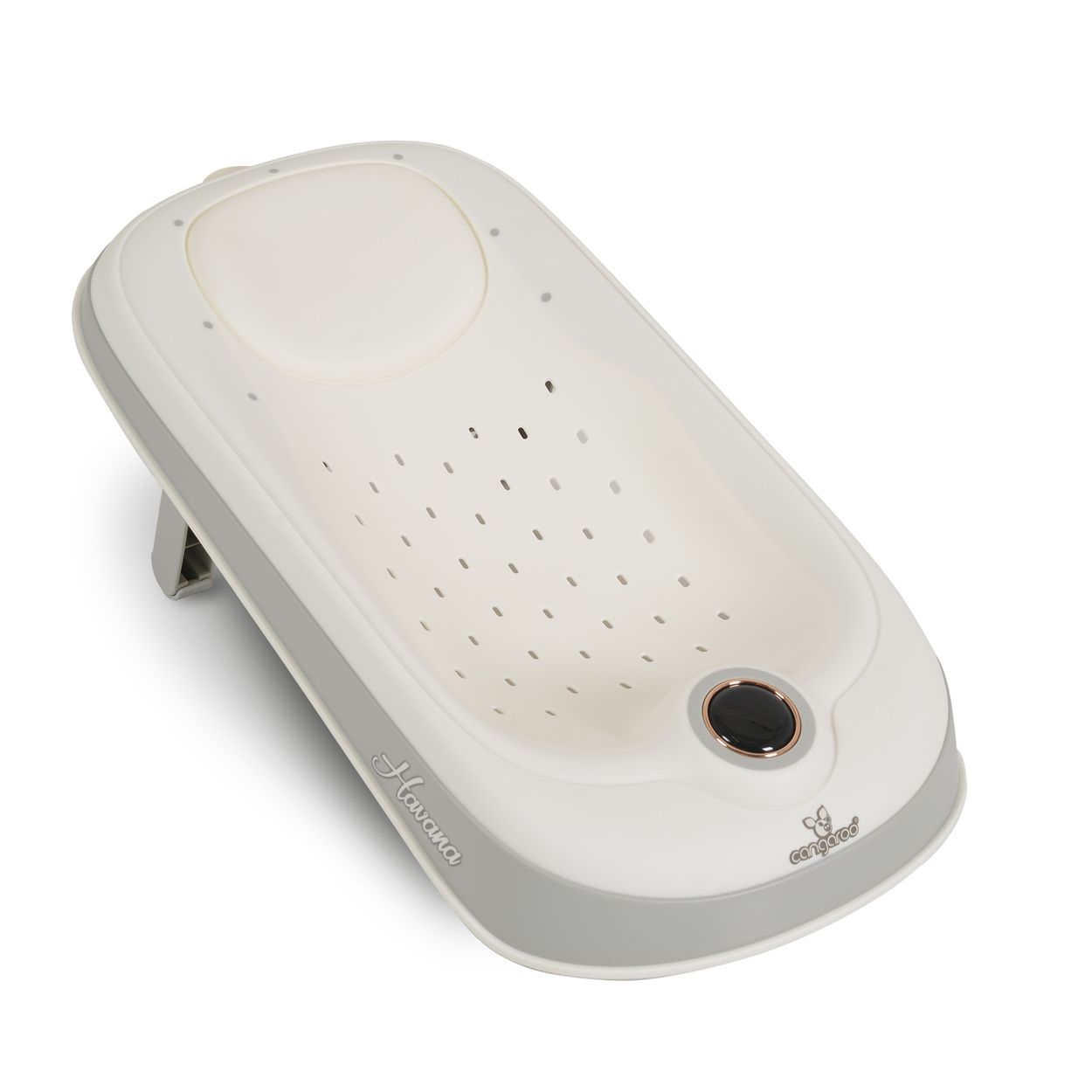 Cangaroo Baby Badesitz Havanna Thermometer Liegeposition verstellbar klappbar 