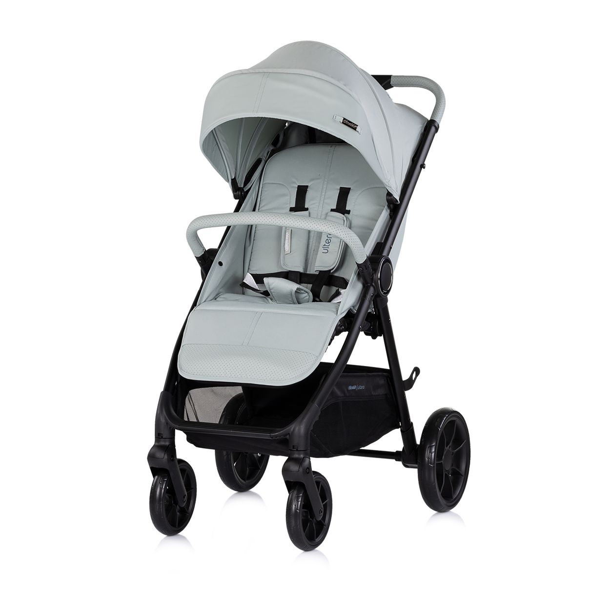 Chipolino Kinderwagen Ultera Buggy klappbar Korb Federung Hinterradbremse Gurt t&uuml;rkis 