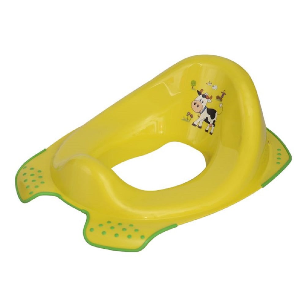 Lorelli Toilettenaufsatz Farm gr&uuml;n f&uuml;r Kinder ab 18 Monaten mit Spritzschutz und Komfort 
